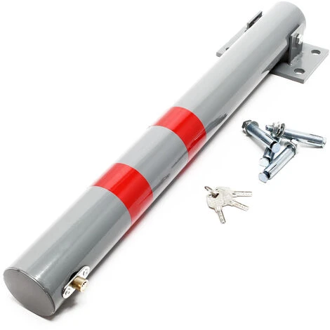 Poteau De Stationnement Carré Rabattable Barrière Parking Borne De Sécurité Couleur Signalisation – Image 3