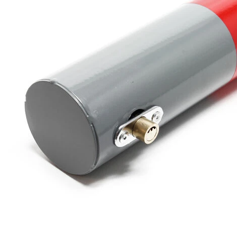 Poteau De Stationnement Carré Rabattable Barrière Parking Borne De Sécurité Couleur Signalisation – Image 5