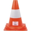 Cône De Chantier, Orange, Blanc, Hauteur De 300 Mm ( Prix Pour 1 )