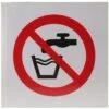 Panneau Interdiction, Avec Pictogramme : Eau Non Potable ( Prix Pour 1 )