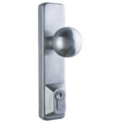 Antipanique Inox 304 KLOSE Besser "FUTURA" CE Norme / Coupe Feu Norme 3 Points Sans Cylindre - FUTURA 3 Points - Avec Module A Bouton Antipanique Futura Inox 304