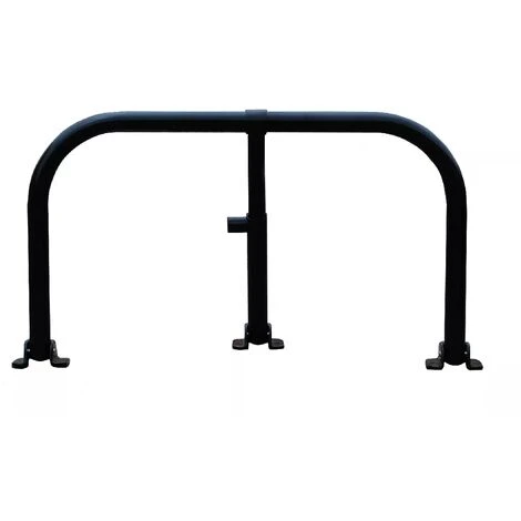 Arceau Parking Noir Intégral - Arceau Anti-stationnement Avec Serrure Intégrée