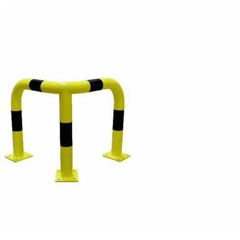 Arceau D'angle Jaune Et Noir VISO - 600 X 600 X 600 Mm - Ă76 Mm - BARA6066NJ