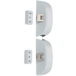 Jeu De Pênes + Vis + Gâches Latéraux ISEO - Non Coupe-feu - Blanc - 9410203405