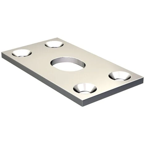 Gâche à Entailler Pour Verrou Ø16 Mm