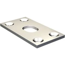 Gâche à Entailler Pour Verrou Ø14 Mm