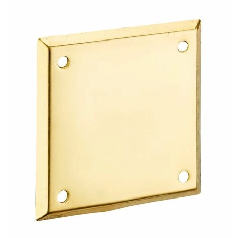 THIRARD - Plaque De Propreté Pour Porte D'entrée, 60x60mm, Laiton