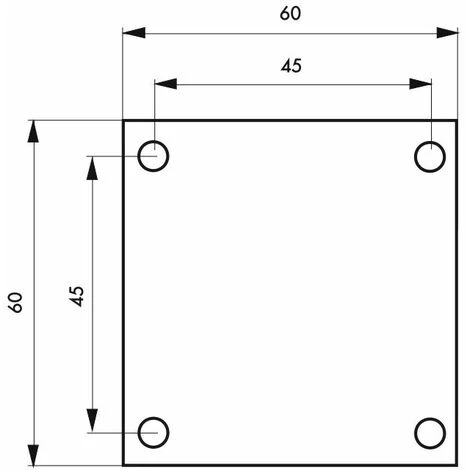 THIRARD - Plaque De Propreté Pour Porte D'entrée, 60x60mm, Laiton – Image 2