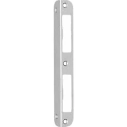 Plaque Dormant Porte 20mm Carré DL-RNiSi Lack Acier 401