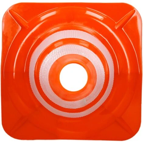 Cônes De Signalisation Routière Cône De Chantier Orange Blanc 50 Cm 4 Pièces – Image 3