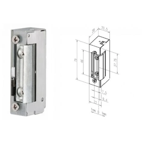 Gâche élec Série 7 émission - Cont Stat : Non - Dev Man : Oui - EFF