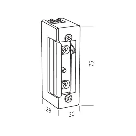 Gâche électrique Série 7 - Tension : 12 Volts - EFF – Image 2