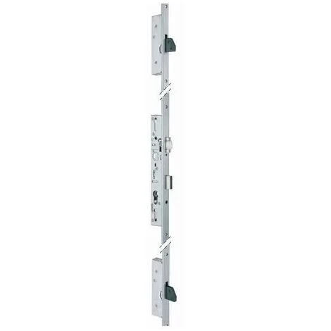 Serrure à Rouleau ASSA ABLOY- STREMLER 3 Points L 45 Têtière Filante En Inox 24x6 Avec Fourreau - 6374.45.4A