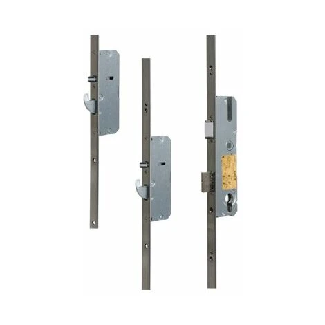 Serrure As2750 - Verrouillage : A La Clé - Nombre De Points De Fermeture : 3 - Type Points De Fermeture Auxiliaires : Pêne 1/2T Et Crochet - Carré (mm) : 8 - Entraxe (mm) : 92 - Axe (mm) : 35 - Finition Têtière : Inox - Section Têtière : U 24 X 6 - Lg Têtière (mm) : 2170 - Modele : B001 - Schéma : 1 - KFV