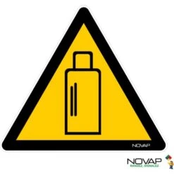 Panneau Danger Présence De Bouteilles De Gaz - Rigide Triangle 300mm - 4200330