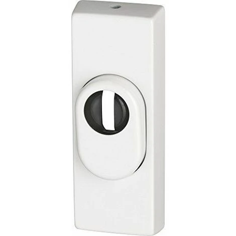 Abus RSZS316 W 09409 SB Bague De Protection Avec Protection De Cylindre Pour Porte En Métal Blanc