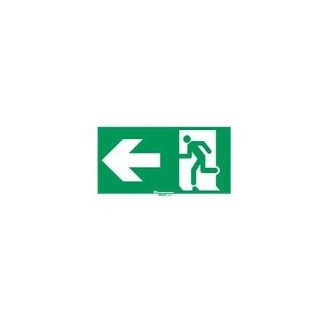 Legrand 061001 Etiquette Signalisation Réglementaire Pour Baes - Sortie De Secours Porte à Gche