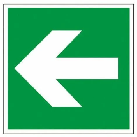 Panneau De Secours Et D'évacuation - Flèche Directionnelle Secours