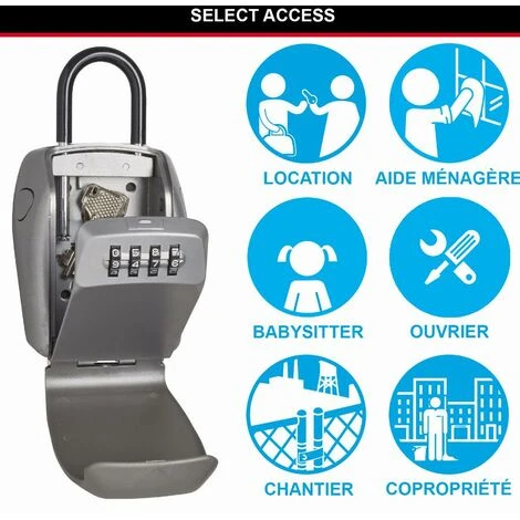 Master Lock Boite à Clés MASTERLOCK Avec Anse - Sécurité Renforcée - 5414D – Image 3