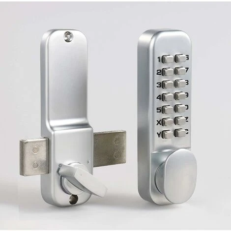 AIDUCHO Serrure De Porte Ditial Avec Clavier à Code D'accès Mécanique OS25A