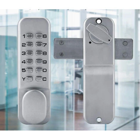 AIDUCHO Serrure De Porte Ditial Avec Clavier à Code D'accès Mécanique OS25A – Image 3