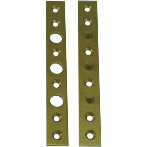 Plaque Plate Fixation L.160mm B.20mm S.3mm Acier Galvanisé.006/775/V SCHNEGEL