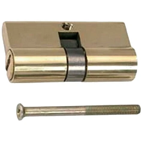 Barillet Cylindre De Serrure 70 Mm En Laiton Avec 5 Cles – Image 2