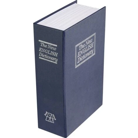 Livre Coffre-fort Basetech 1486098 Avec Serrure à Clé