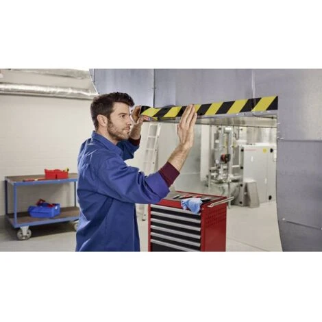 Bande Adhésive De Marquage Tesa® SIGNAL Tesa 58134-00000-00 Rouge, Blanc (L X L) 66 M X 50 Mm Acrylate 1 Pc(s) – Image 2