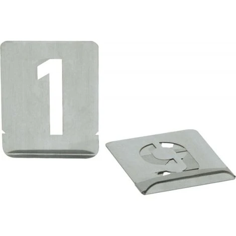 Pochoir Chiffres 0-9 SH 80mm Turnus
