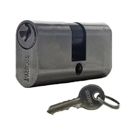 Cylindre 55 Mm (27x27) Oblongue Varié En Laiton Chromé