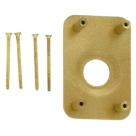 Contre-plaque Pour Verrous Aux Cotes NF, Axe Horizontal à 40 Mm