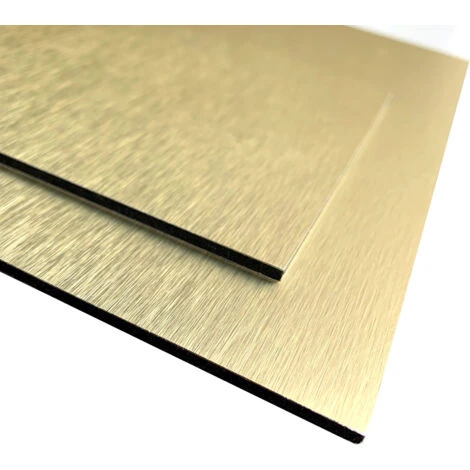 Pictogramme Escalier (Q0450). Autocollant Souple Effet Alu Brossé Ou Plaque De Porte Alu Brossé Ep 2mm Au Choix - Adhésif Aspect Aluminium Brossé - Diamètre 83 Mm – Image 3