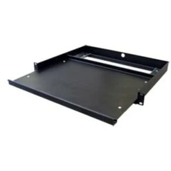Plateau 19 Fonestar Rack Amovible En Métal, Antidérapant, Finition Noire, 440 X 44,5 X 350 Mm.