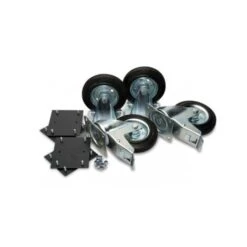 Kit Roulettes 6'' Ultra-Résistant Pour Coffre De Chantier TuffBank CAS - Armorgard