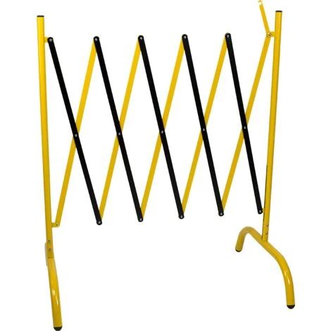 Barrière De Chantier Extensible Droite - Jaune/Noir - 8000240
