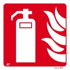 Panneaux Extincteur Classe Vierge 100mm X 100mm