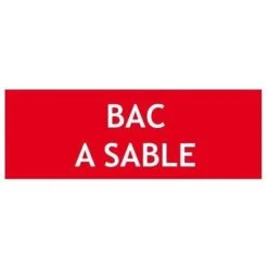 Panneau BAC A SABLE