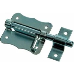 Verrou Américain 50 X 50 X 9 Targette Pêne à Entailler Avec Levier De Manœuvre Loquet Cadenas Fermeture Porte Extérieur Portail Vérou