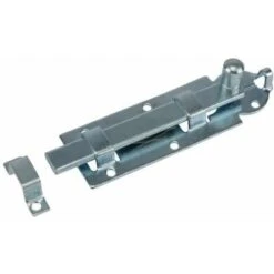 Verrou Porte Sécurité Plat 100 X 35mm Targette Pêne Loquet Fermeture Extérieur Portail Vérou Rail Coulissant