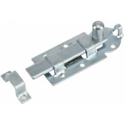 Verrou Porte Sécurité Plat 60 X 25mm Targette Pêne Loquet Fermeture Extérieur Portail Vérou Rail Coulissant