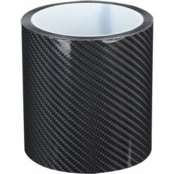 Autocollant Voiture Stickers Fibre De Carbone Film Adhésif Vinyle Auto à L'eau Sans Bulle Imperméable Moto Véhicule Noir (10CMx3M)LO-Ron