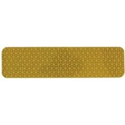 Ruban Adhésif Réflechissant Jaune 200 X 50mm Bande Autocollant Sticker Catadioptre Sécurité Voiture Camion Remorque Vélo