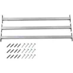 INLIFE Barres De FenšÂștre Ršglables De Sšcuritš 3 Pcs 710-1200 Mm