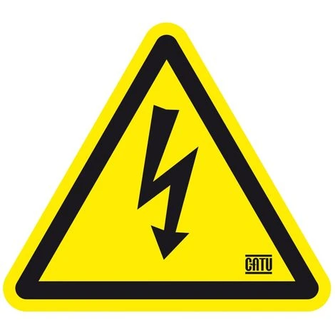 Catu At-49/1 | Catu At-49/1 - Etiquette Autocollante 'eclair'