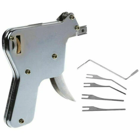 Ensemble D'outils De 6 Pièces Et Serrure Transparente Pour Les Exercices D'entranement De Bricolage Facile à Assembler Et à Utiliser,colis: 184g Taille De L'emballage: 120 X 110 X 14mm / 4.72 X 4.33 X – Image 5