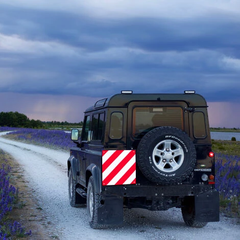 Randaco Panneau De Signalisation Espagne&Italie 50x50cm Porte-bagages Voiture Panneaux De Signalisation 2 En1 – Image 5