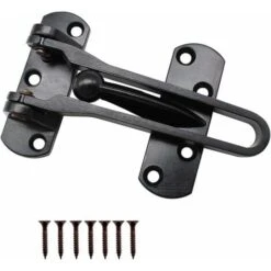 Serrure De Limiteur Pour Porte, Loquet De Barre De Porte Plus épais, Sécurité Verrou Porte Peut être Utilisé Pour Les Portes Et Fenêtres De Bureau à Domicile, équipement Antivol D'hôtel