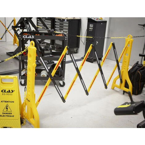Barrière De Sécurité Pliante 80 à 250 Cm - EG 0032 - CLAS Equipements – Image 2