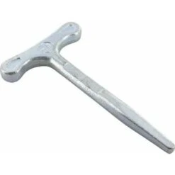 Grande Clé Carré En T Conique 6mm à 9mm 125mm Poignée Serrure Porte Compteur Eau électricité Pompier Poubelle Local Edf Ascenseur Coffret